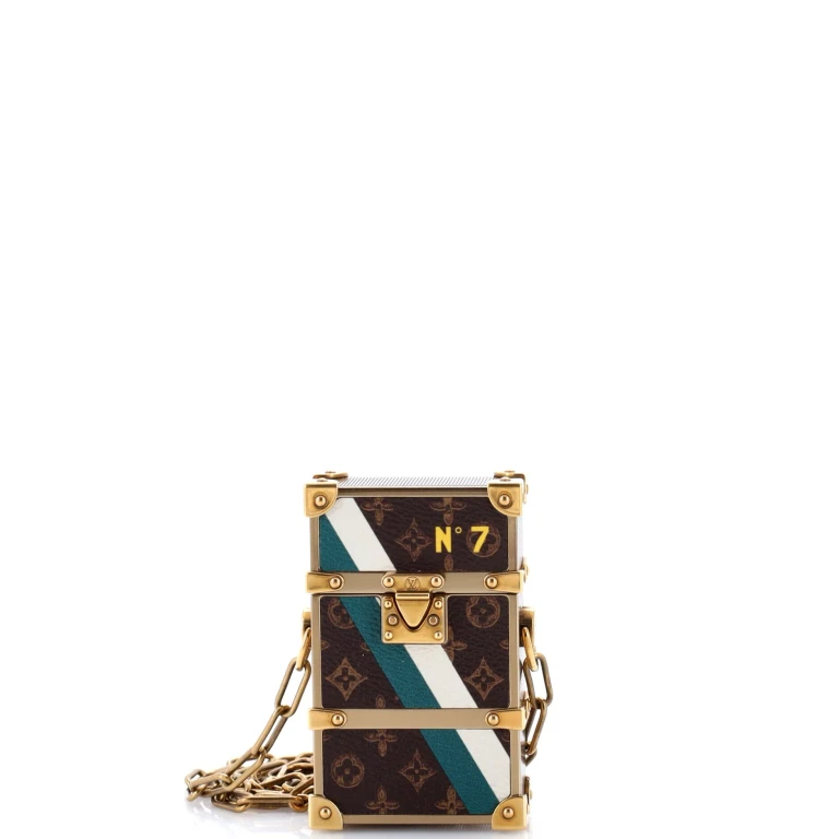 Trunk Box Pouch No.7 Trunk L'Oeil Vintage Monogram Canvas