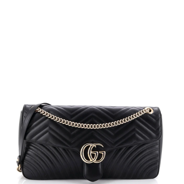 GG Marmont Flap Bag Matelasse Leather Maxi