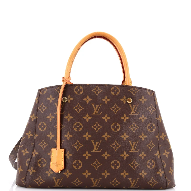 Montaigne Handbag Monogram Canvas MM