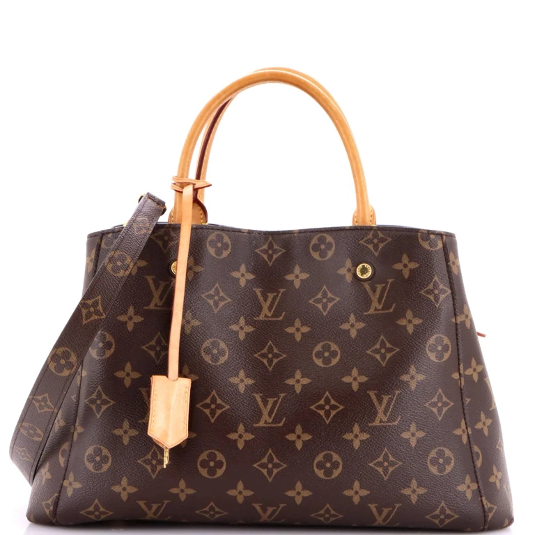 Montaigne Handbag Monogram Canvas MM