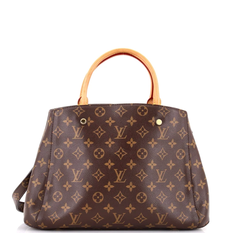 Montaigne Handbag Monogram Canvas MM