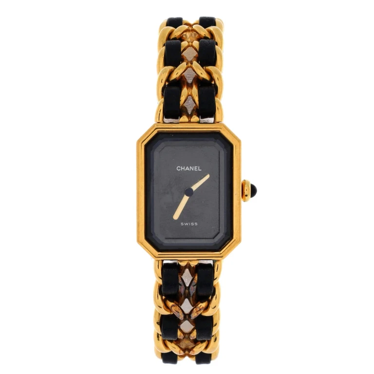 Premiere Rock Quartz Watch Plated Metal and Leather 20