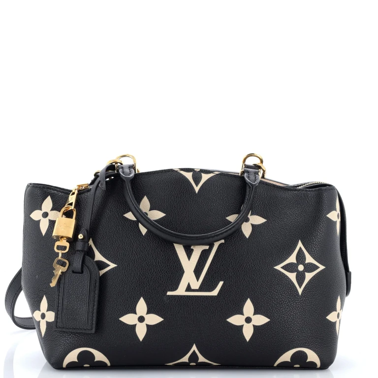 Petit Palais Handbag Bicolor Monogram Empreinte Giant