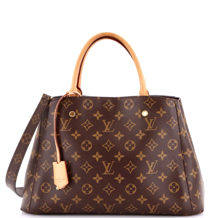Montaigne Handbag Monogram Canvas MM
