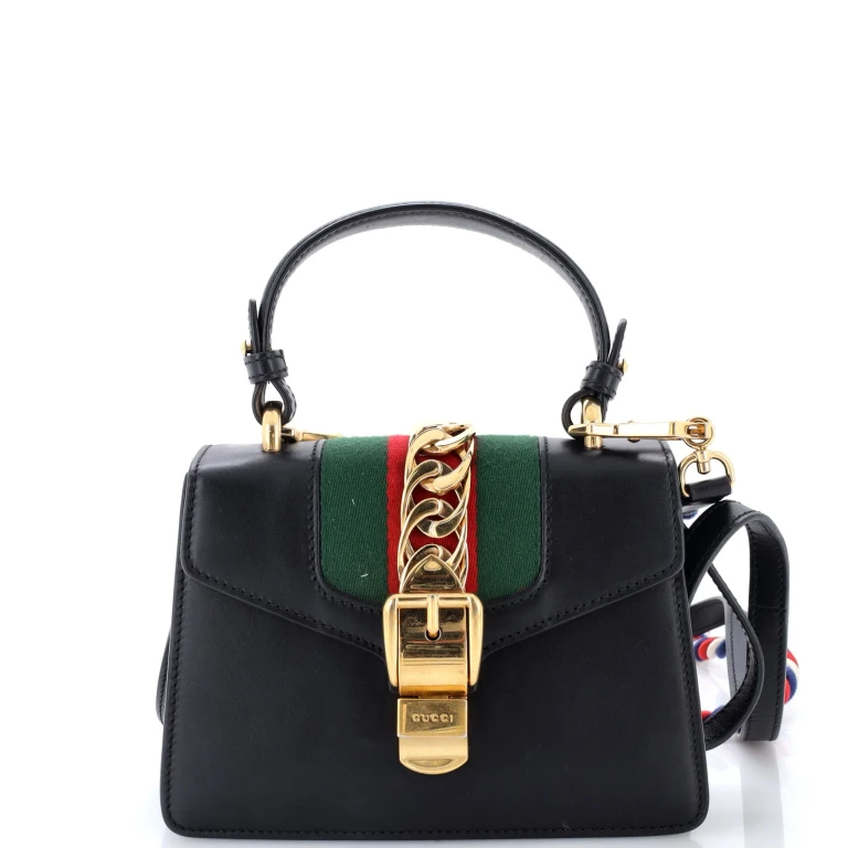 Sylvie Top Handle Bag Leather Mini