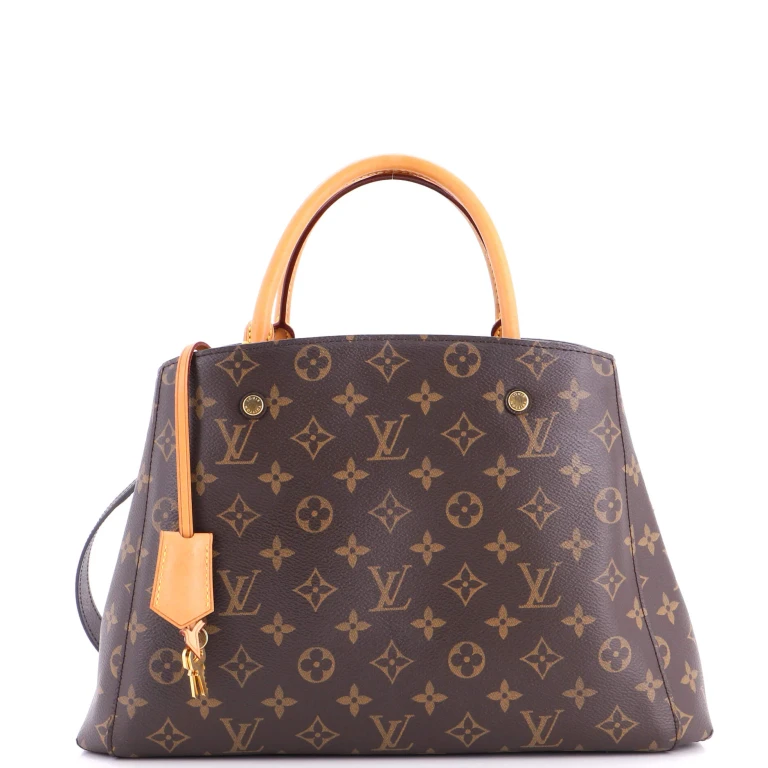 Montaigne Handbag Monogram Canvas MM