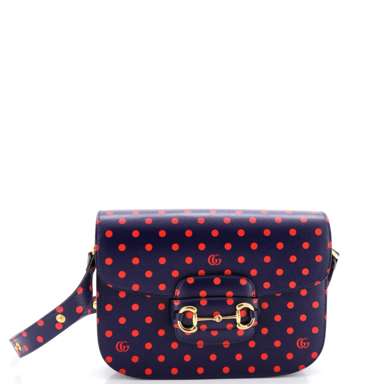 Horsebit 1955 Shoulder Bag Printed Leather Small
