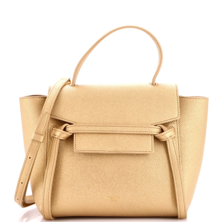 Belt Bag Textured Leather Nano