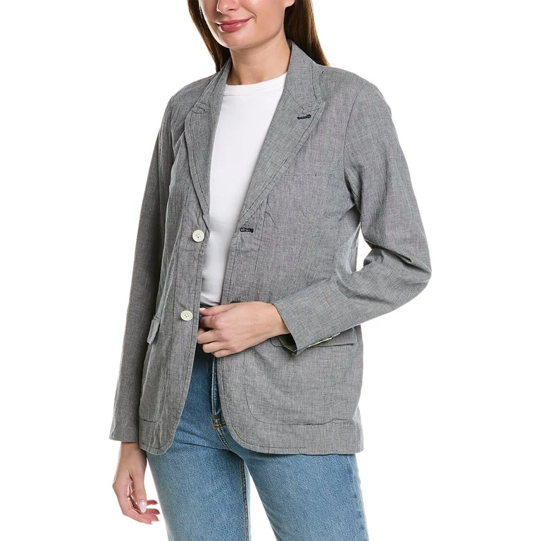 Boy Linen-Blend Blazer
