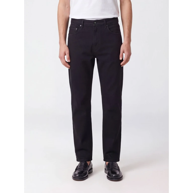 Beacon Straight-Leg Cotton Denim Jeans (RX0425H2VBLBLACK)
