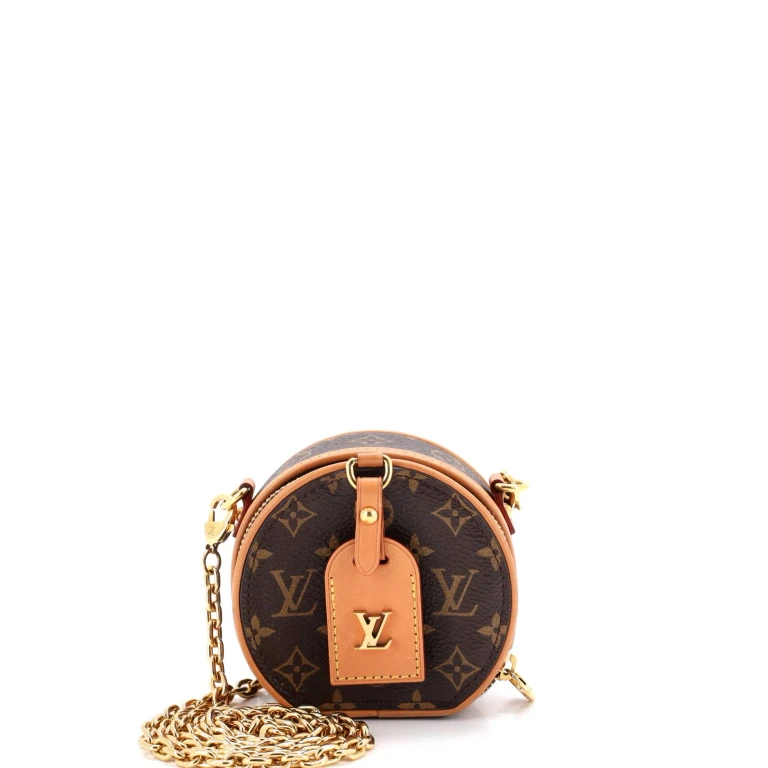 Boite Chapeau Necklace Bag Monogram Canvas