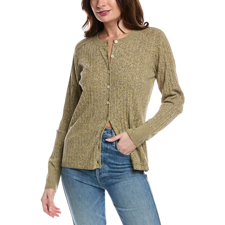 Chevron Rib Cardigan