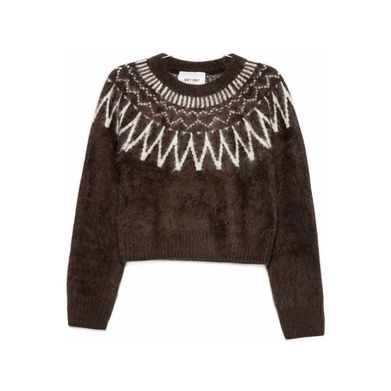 Pull Col Rond - Marron (2485612046MOCHA)