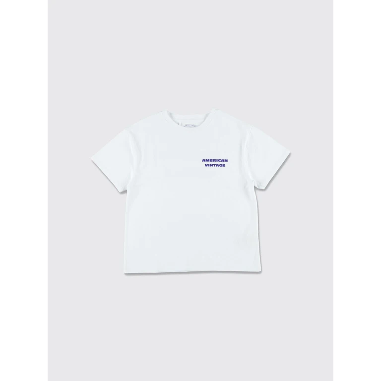 Kids' Pure Cotton T-Shirt with Slogan Print (KFIZ02AIH26ICEVINBLANC)