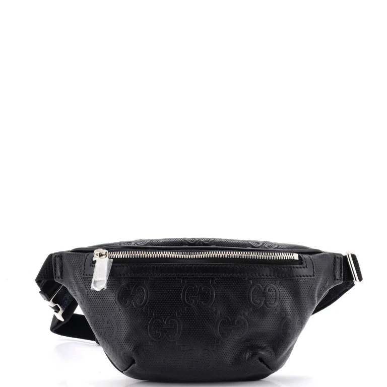 Belt Bag GG Embossed Perforated Leather Small