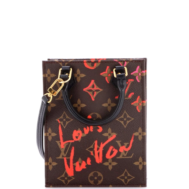Petit Sac Plat Bag Limited Edition Fall in Love Monogram Canvas