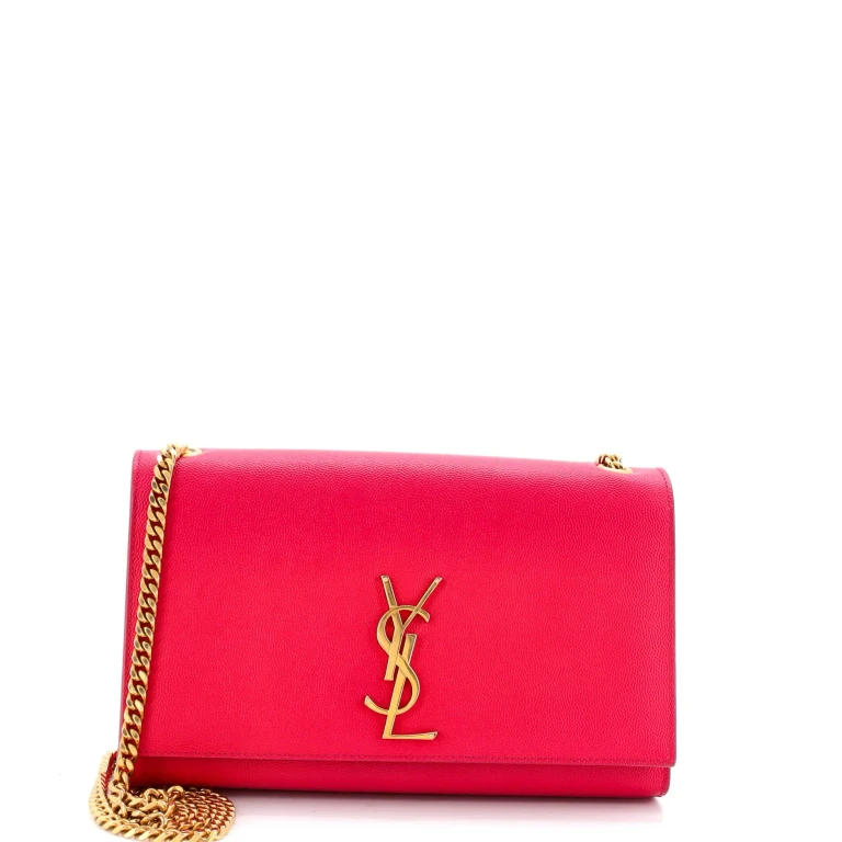 Classic Monogram Crossbody Bag Grainy Leather Medium