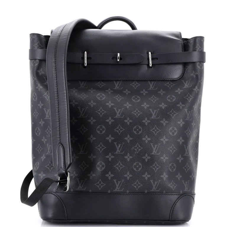 Steamer Backpack Monogram Eclipse Canvas