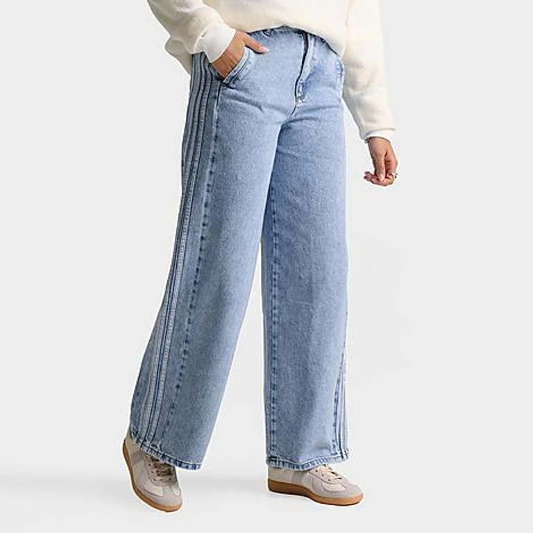 Originals Adibreak Wide-Leg Jeans in Light Denim