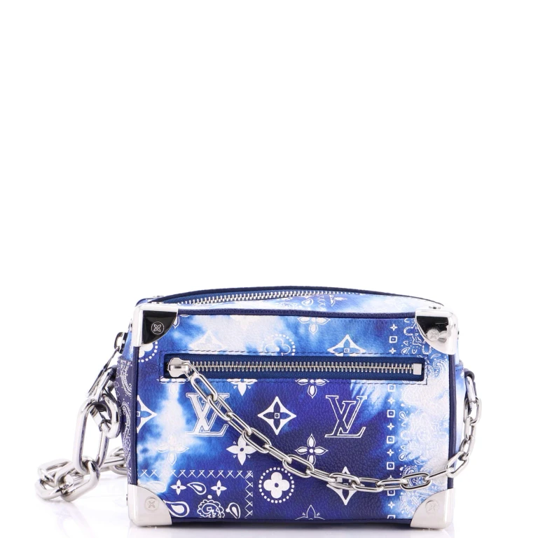 Soft Trunk Bag Limited Edition Monogram Bandana Leather Mini