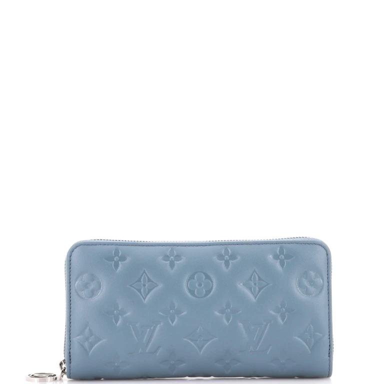 Coussin Zippy Wallet Monogram Embossed Lambskin