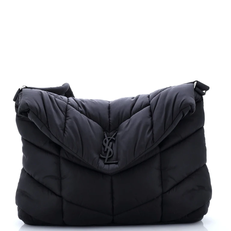 Loulou Puffer Messenger Bag Quilted Econyl