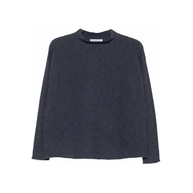Pull Col Rond - Bleu (ABACO170)