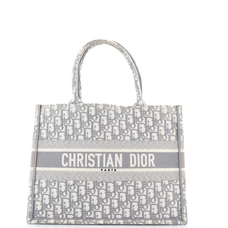 Book Tote Oblique Canvas Medium