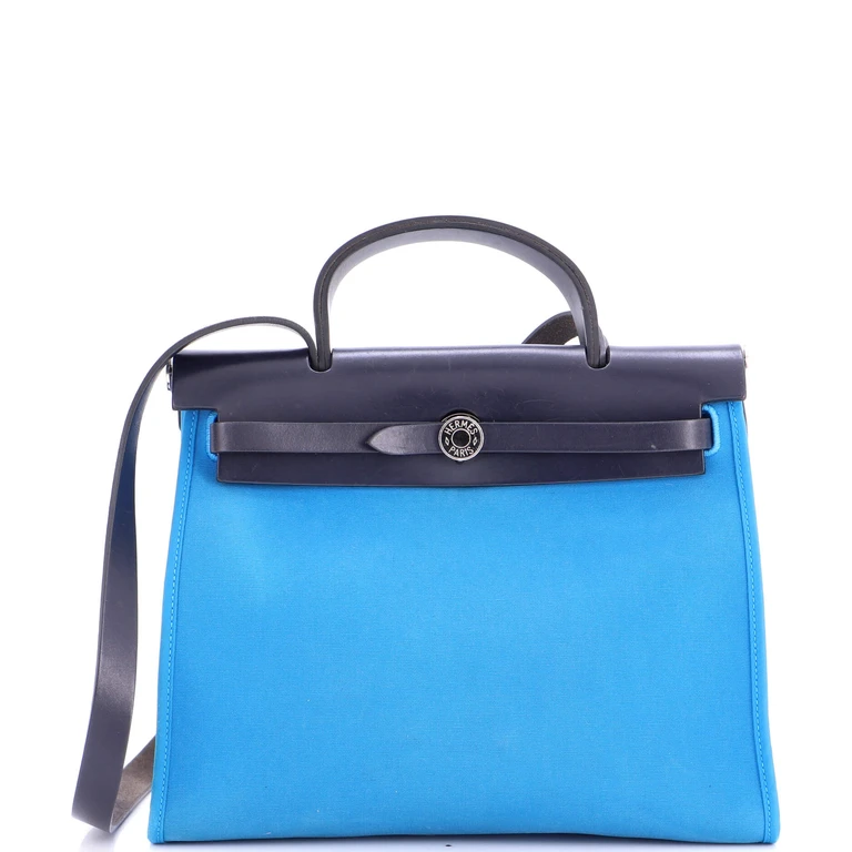 Herbag Zip Leather and Toile 31