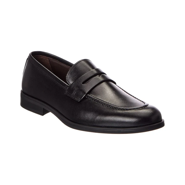 M by Bruno Magli Fabrizio Leather Penny Loafer