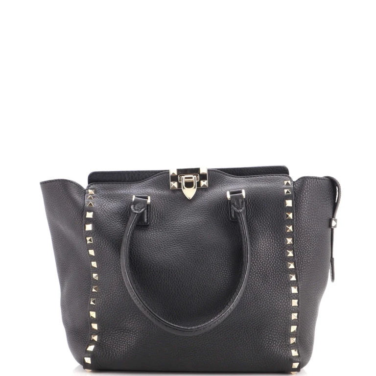 Rockstud Tote Rigid Leather Medium