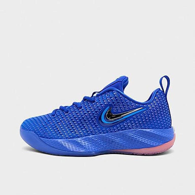 Little Kids Caitlin 1 Basketball Shoes in Racer Blue/Teal Tint/Metallic Silver Size: 1.0