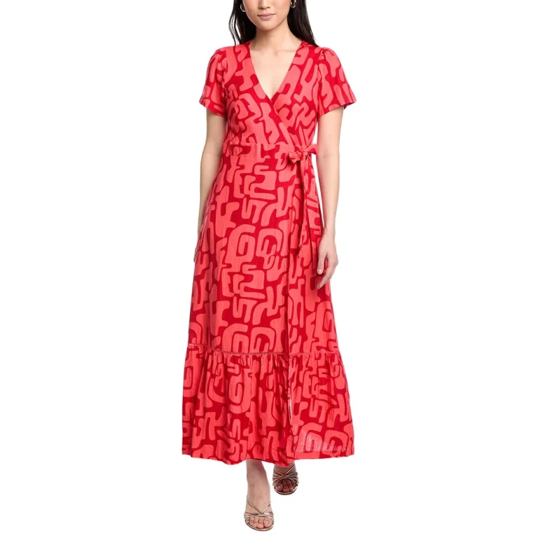 Heat Wave Linen-Blend Maxi Dress