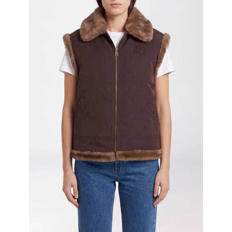 Fur Coat Woman color Brown (HES00401000M)