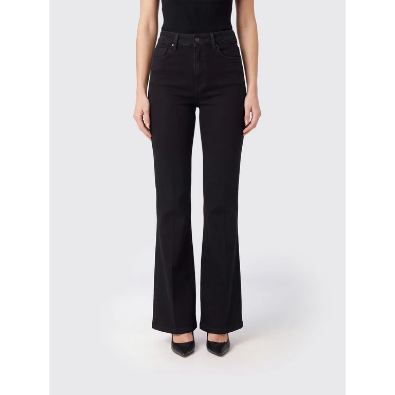 Laurel Canyon High-Waisted Bootcut Trousers in Denim (3312521W2139)