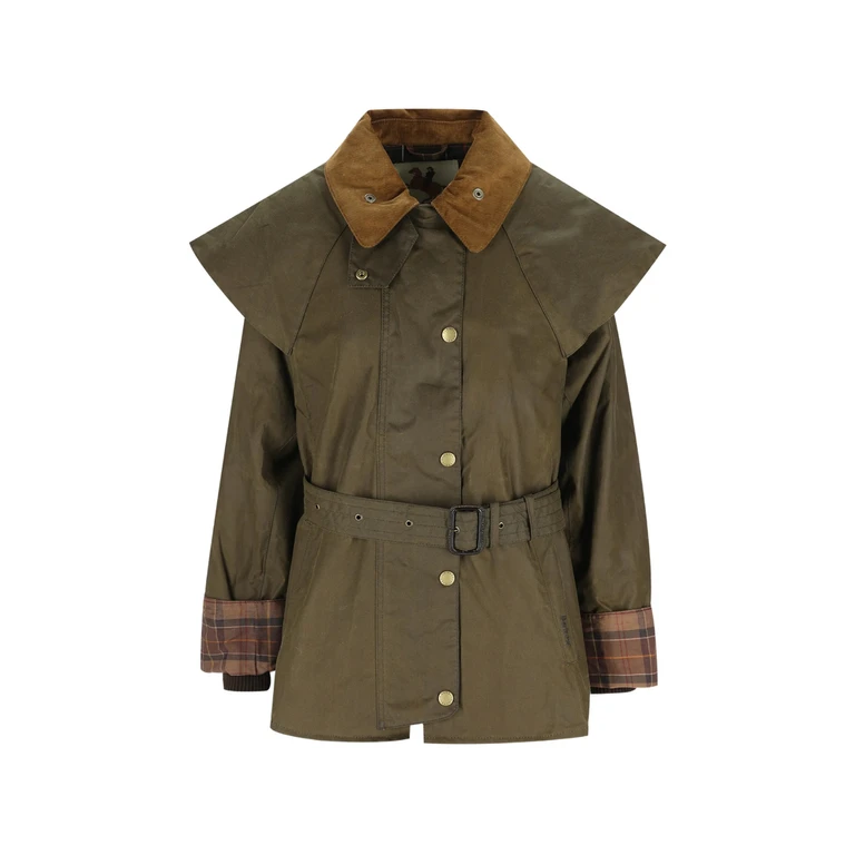 Cape-style Waxed Jacket