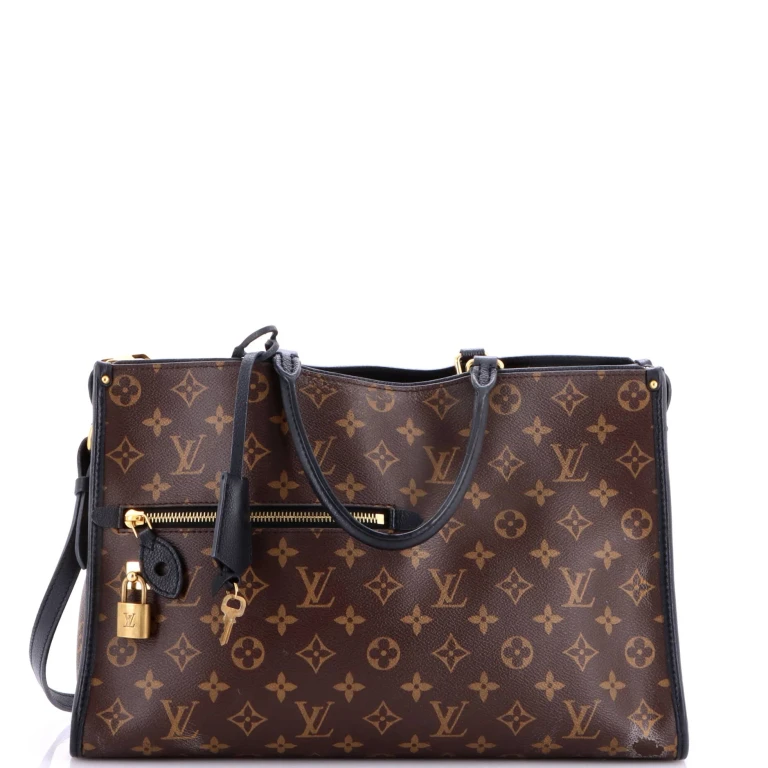 Popincourt NM Handbag Monogram Canvas with Leather MM