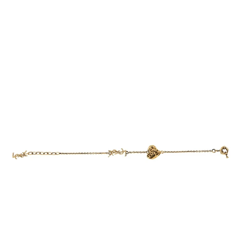SAINT LAURENT 'Cassandre Heart' chain bracelet Woman S