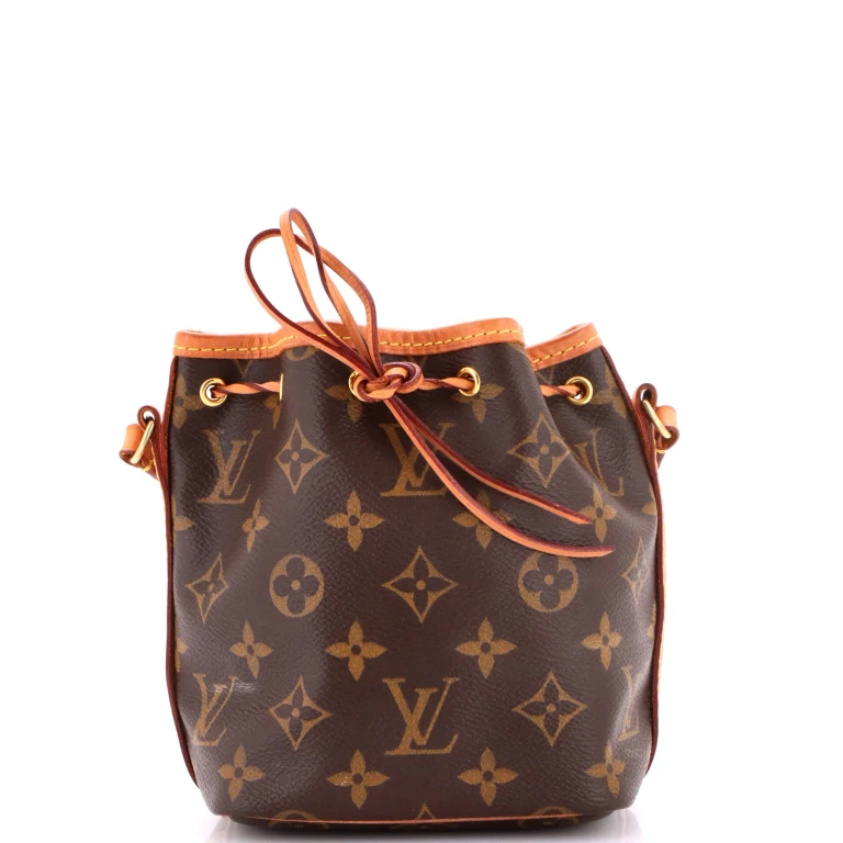 Noe Handbag Monogram Canvas Nano