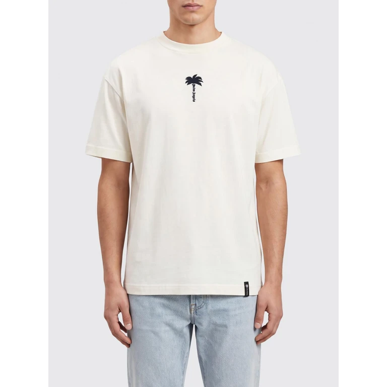 T-Shirt Men color Yellow Cream (PAMAA001JR0080310)