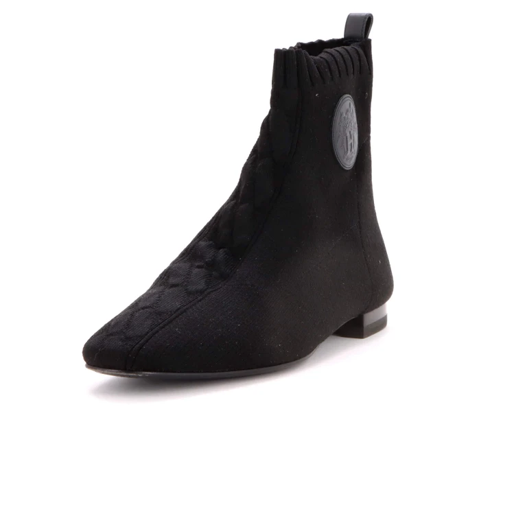 Women's Duo Ankle Boots Knit and Leather