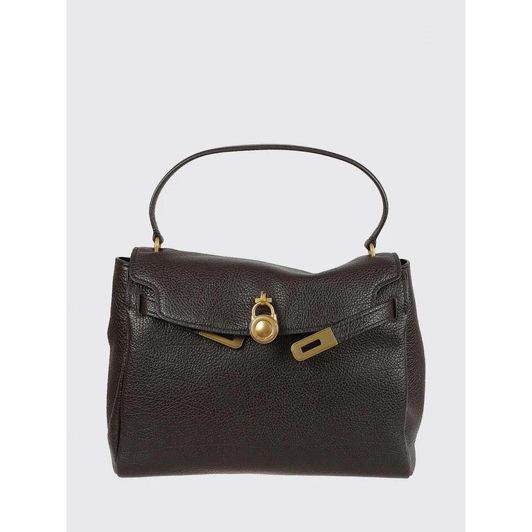 Large Hamilton Grained Leather Handbag with Padlock (30F6ANXS7E251)