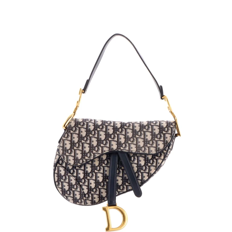 Saddle Handbag Oblique Canvas Medium