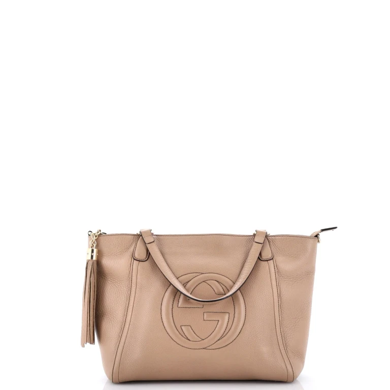 Soho Convertible Top Handle Bag Leather Small