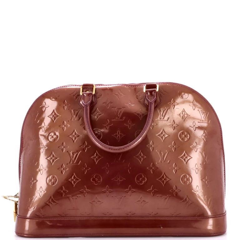 Alma Handbag Monogram Vernis GM