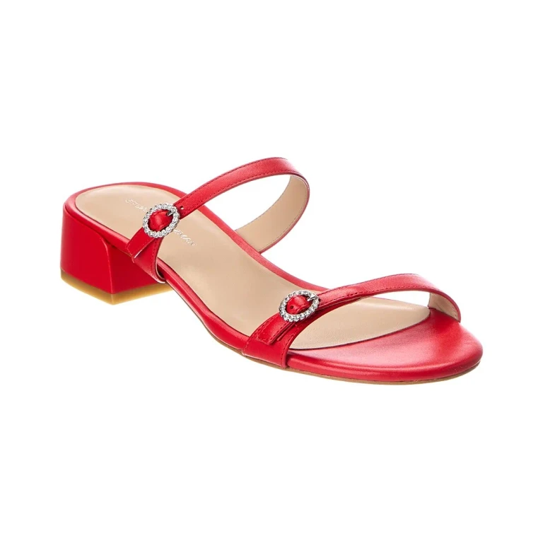 Ginger Xtal Block 35 Leather Sandal