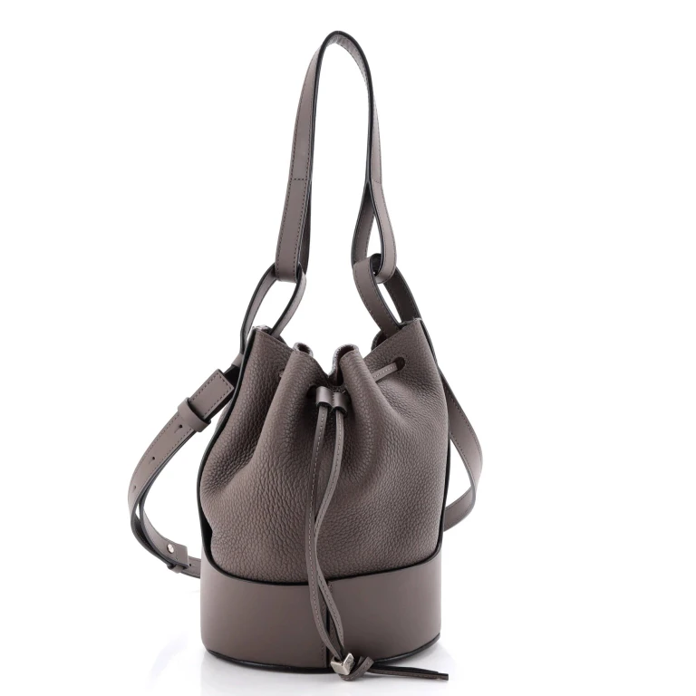Balloon Bucket Bag Leather Small