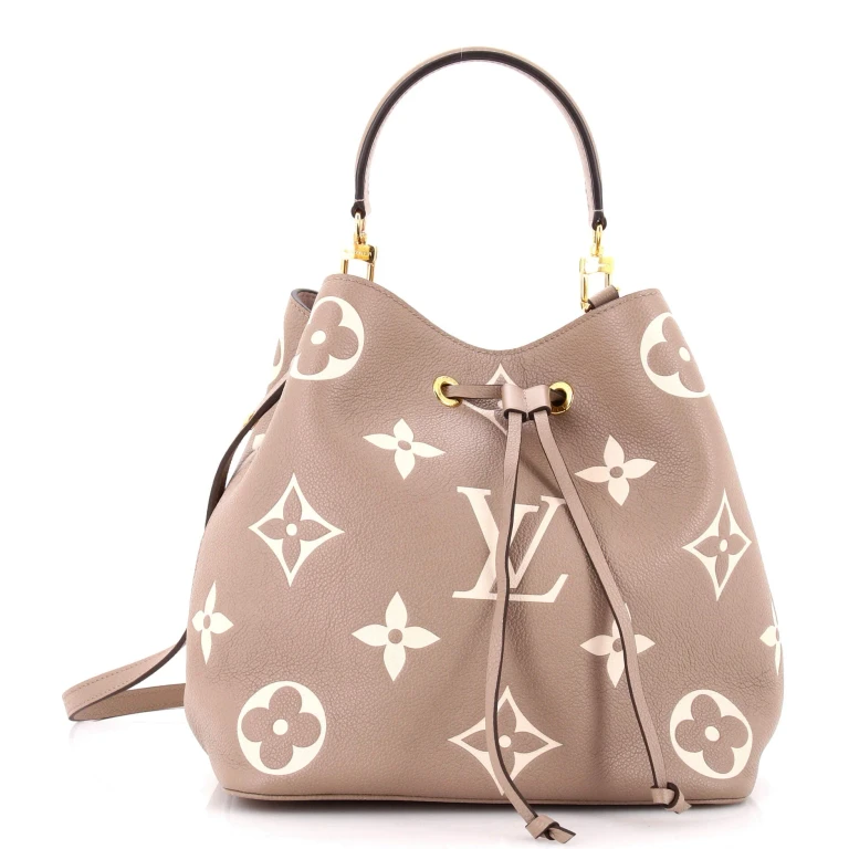 NeoNoe Handbag Bicolor Monogram Empreinte Giant MM