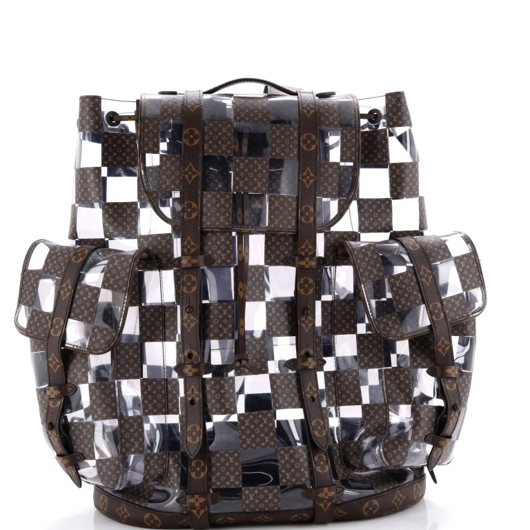 Christopher Backpack Limited Edition Monogram Chess Canvas and PVC GM
