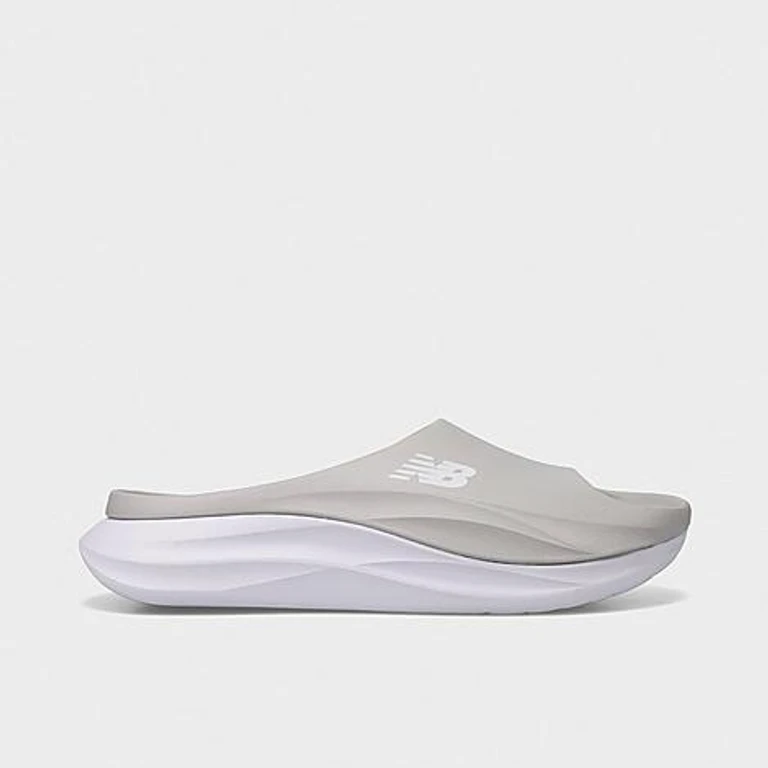 Ciabatte slide New Balance 6650 in grigio/bianco